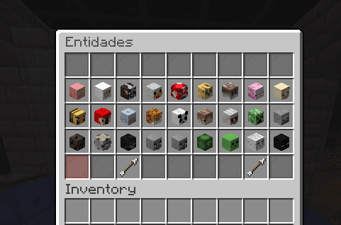 Menu de troca de mobs do spawner